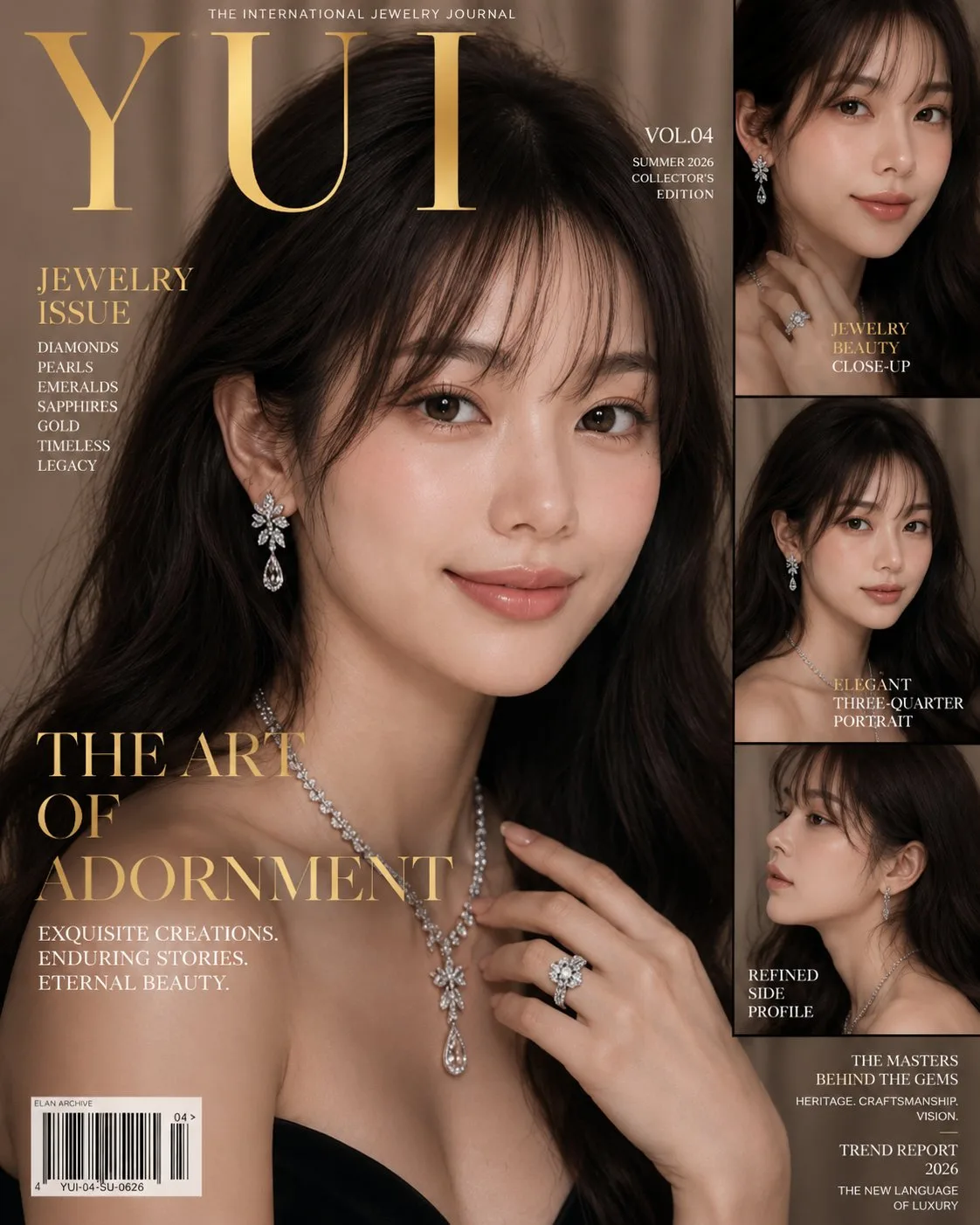 ปกนิตยสารความงามสุดหรู: ภาพเหมือนหลายมุม 1