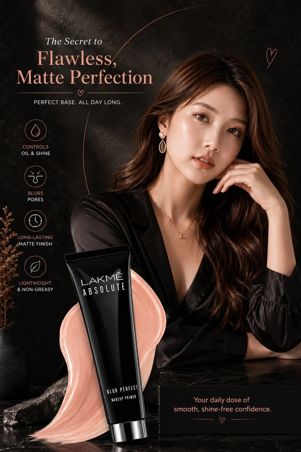 โปสเตอร์โฆษณาไพรเมอร์เนื้อแมตต์หรูหราสมจริง 1
