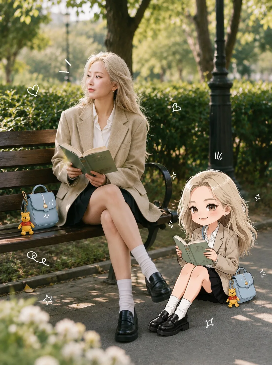 ภาพบุคคลเสมือนจริง & ดรออิ้งคาแรคเตอร์ Q-เวอร์ชั่น 2