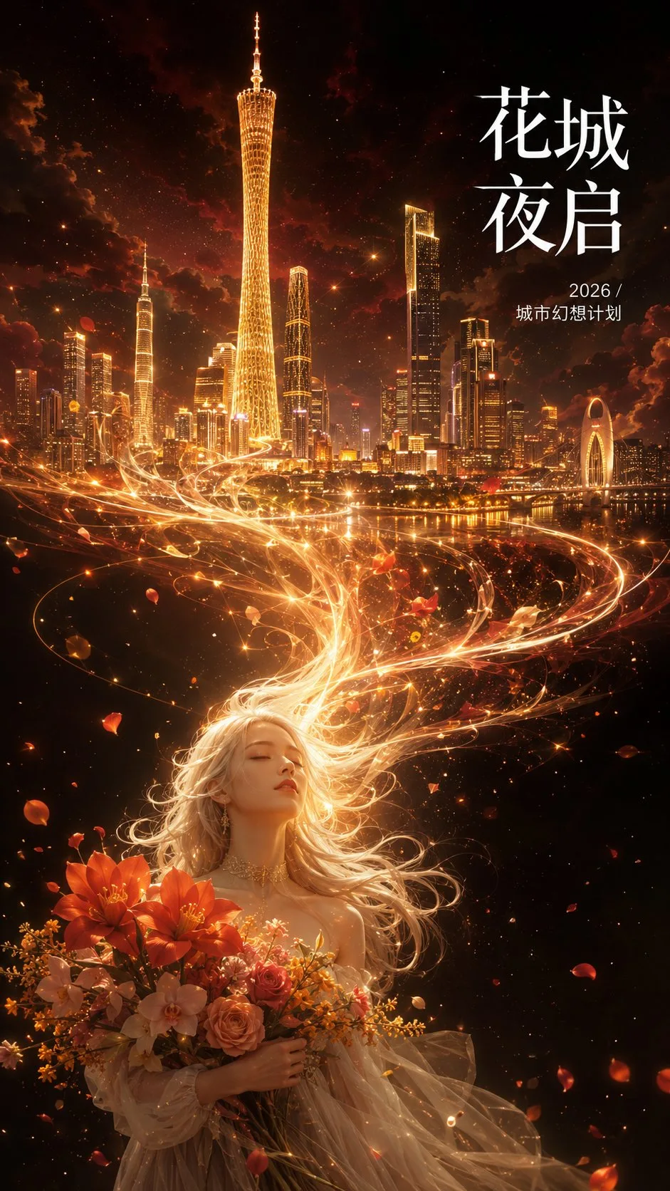 โปสเตอร์แฟนตาซีเมืองสไตล์สัจนิยมมหัศจรรย์ 1