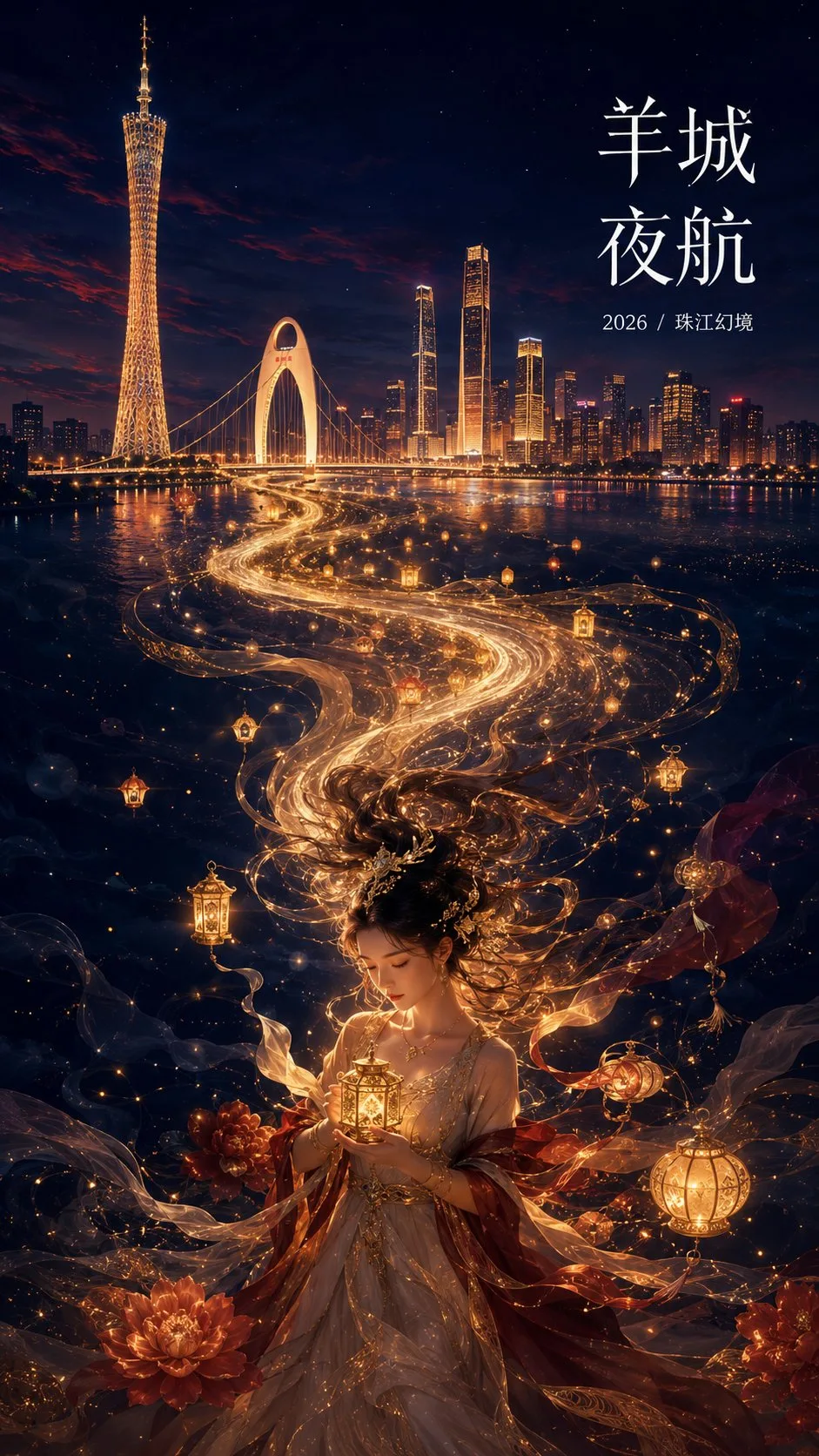 โปสเตอร์แฟนตาซีเมืองสไตล์สัจนิยมมหัศจรรย์ 2