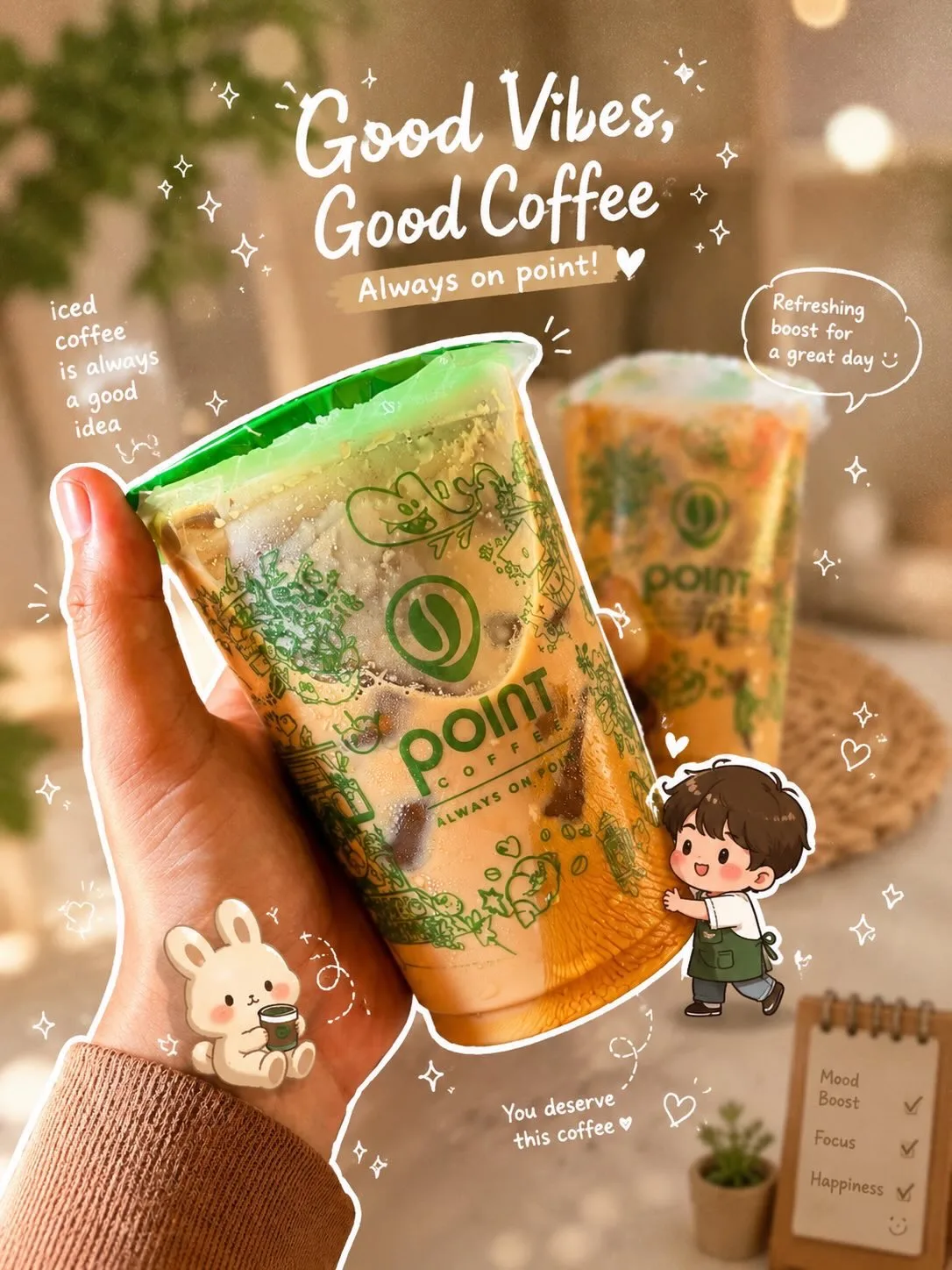 ไอศกรีมวานิลลาโคน สไตล์สมุดน่ารัก 2