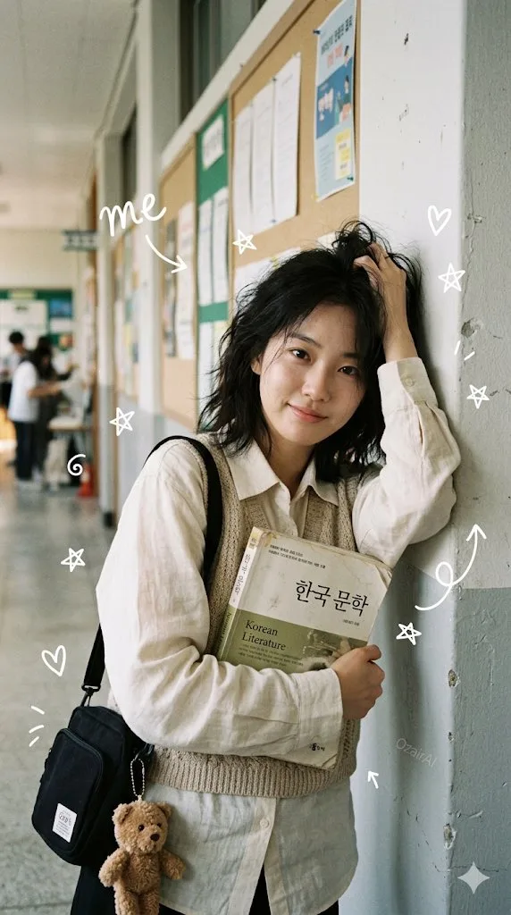 สาวหนังสือ มูดหนังเกาหลี ในห้องเรียน 1