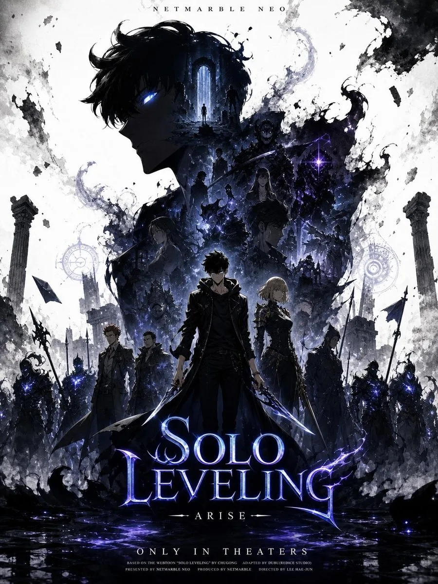 โปสเตอร์โปรโมทตัวละคร SOLO LEVELING แนวตั้ง 1