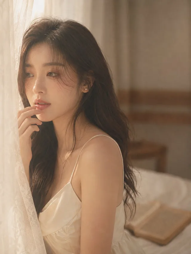 ภาพบุคคลห้องนอนวินเทจยามบ่าย ละมุน อบอุ่น