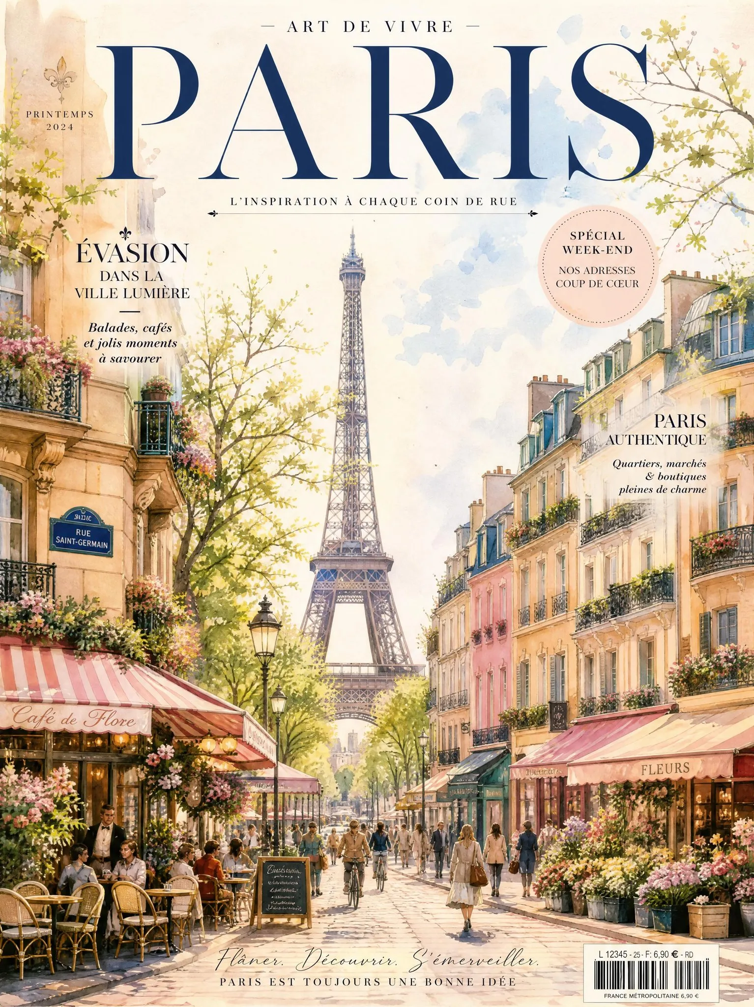 ปกนิตยสารท่องเที่ยววินเทจ 'ลอนดอน นครเหนือกาลเวลา' 2