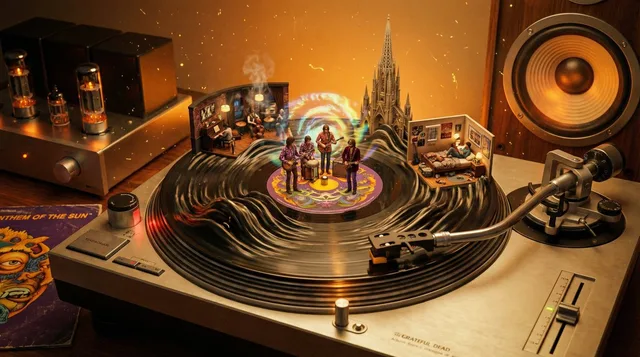 เสียงเพลงจากร่องแผ่นเสียง