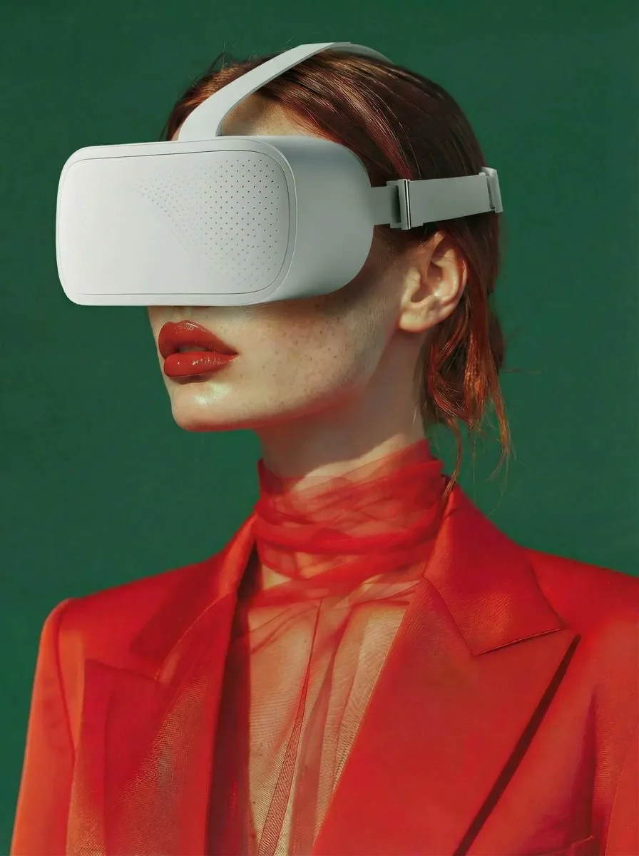 นางแบบสวม VR Headset สุดล้ำ 1
