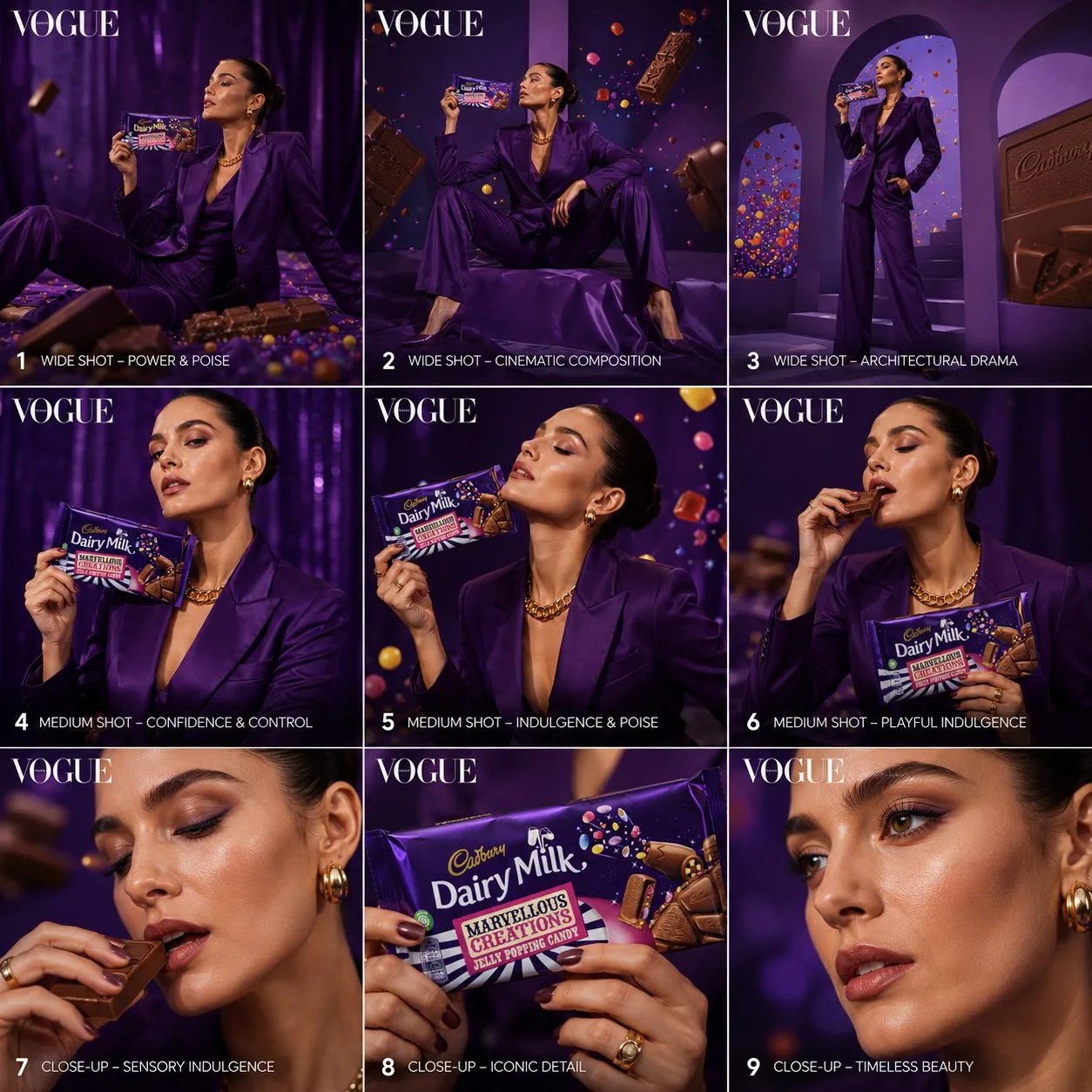 Storyboards นิตยสาร Vogue: แฟชั่น 3x3 2