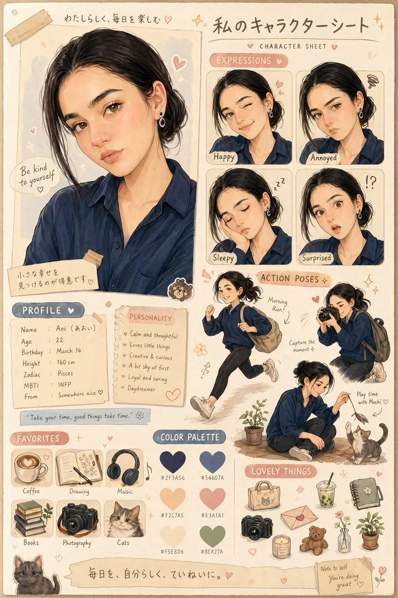 ออกแบบตัวละครน่ารักสไตล์ญี่ปุ่น (อนิเมะ) 1