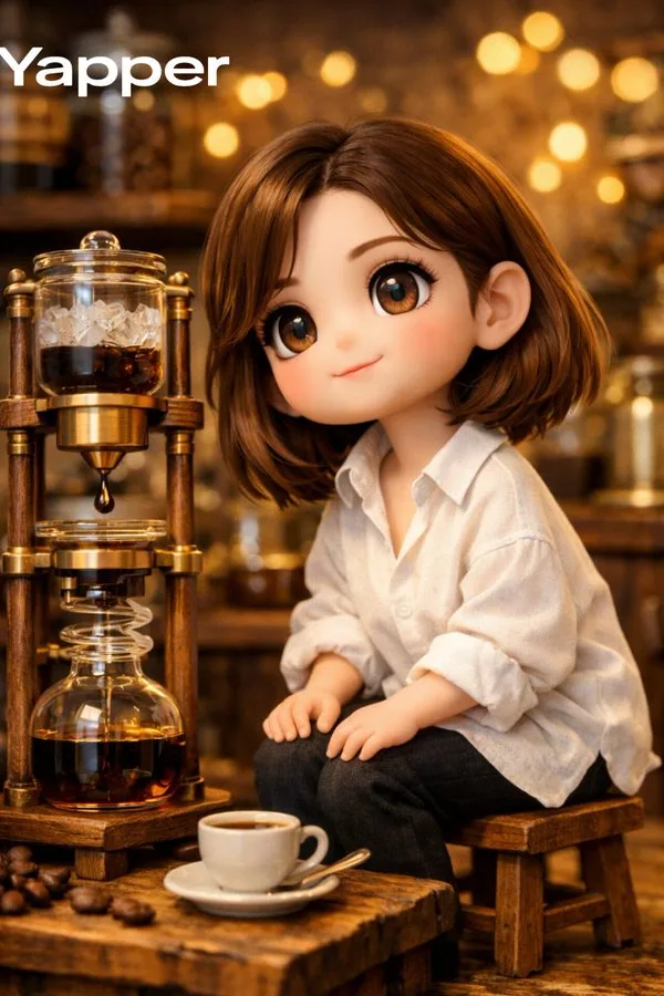 คาเฟ่เรโทร: สาวน้อยกับการดื่มด่ำกาแฟในโลกจิ๋ว 1