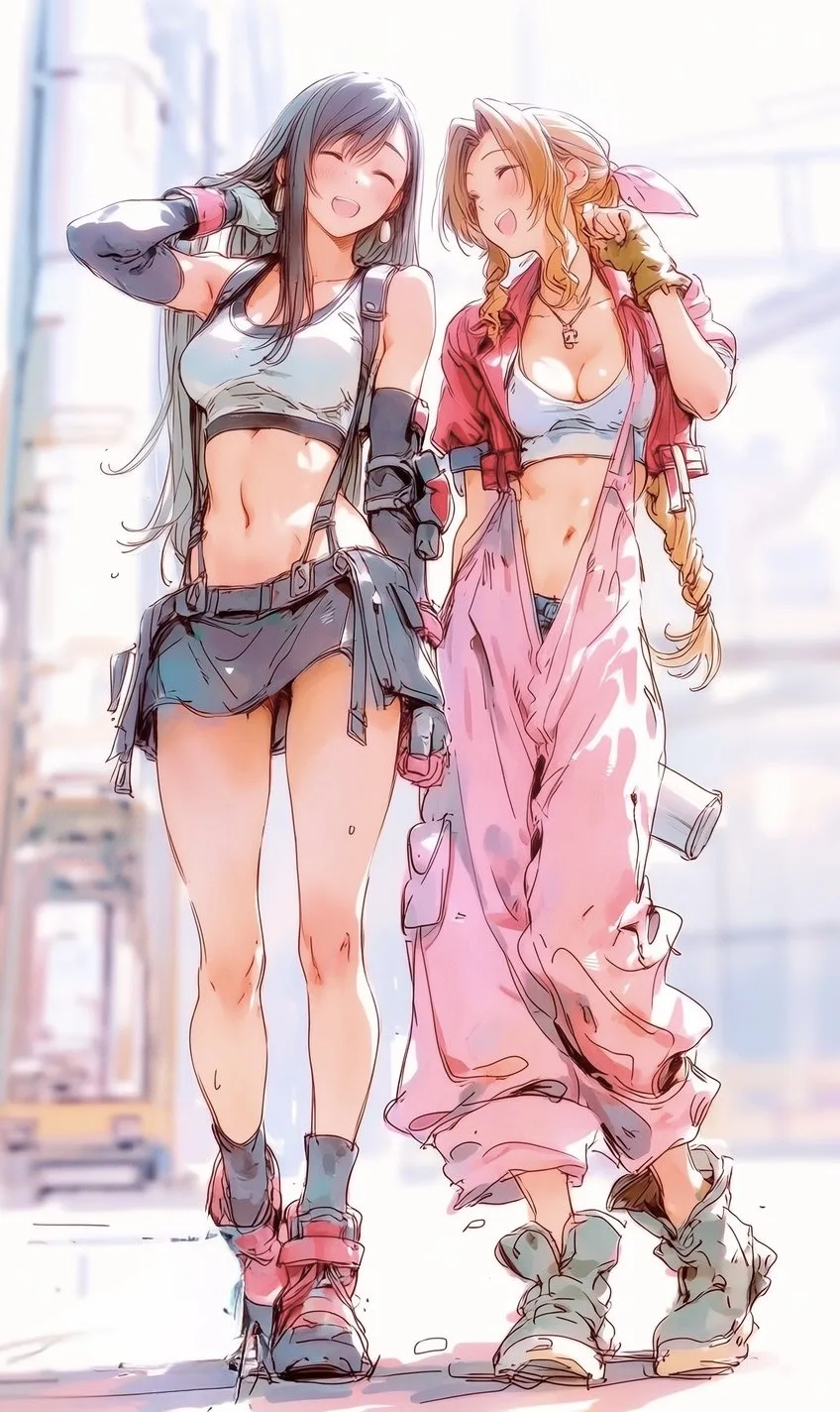 สาวๆ บนระเบียงใต้แสงตะวัน: ภาพสเก็ตช์มังงะสีน้ำ 2