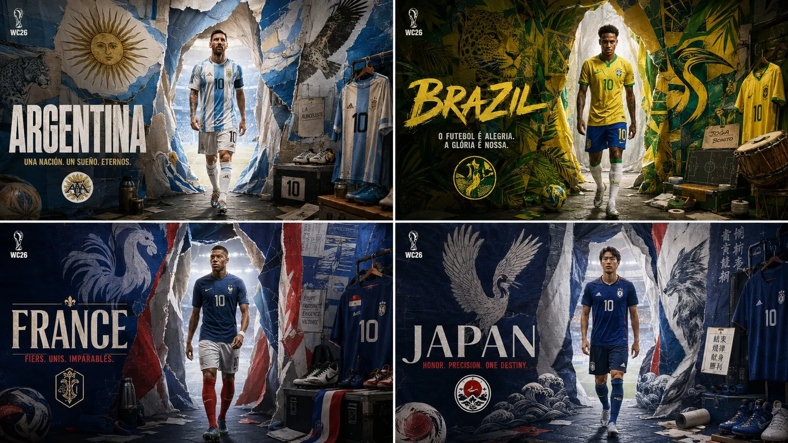 2026 ฟุตบอลโลก: จุดทางเข้าทีมชาติ สไตล์กระดาษฉีก 1