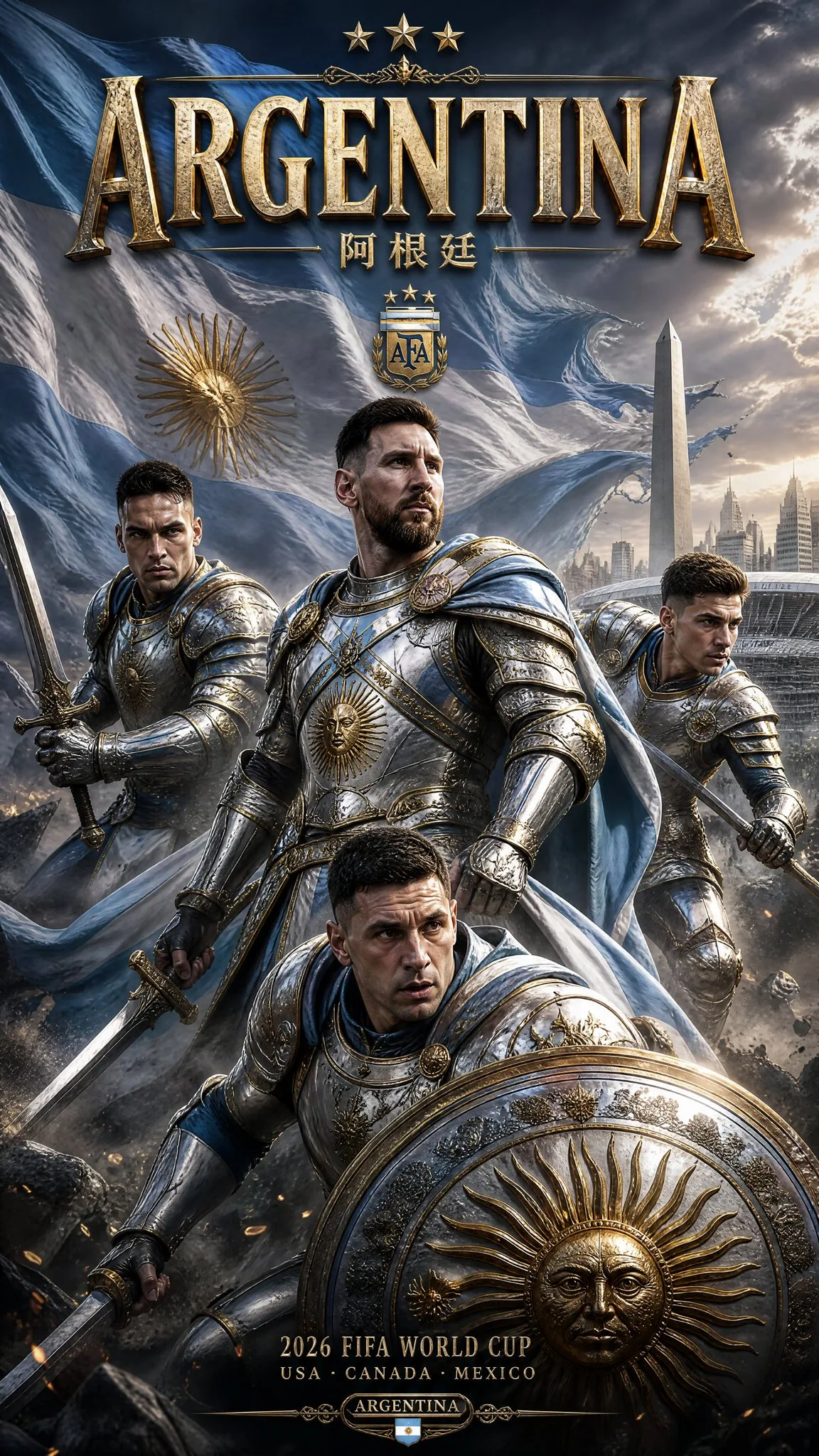 โปสเตอร์ทีมชาติฟุตบอลโลกยุคกลางอลังการ 2