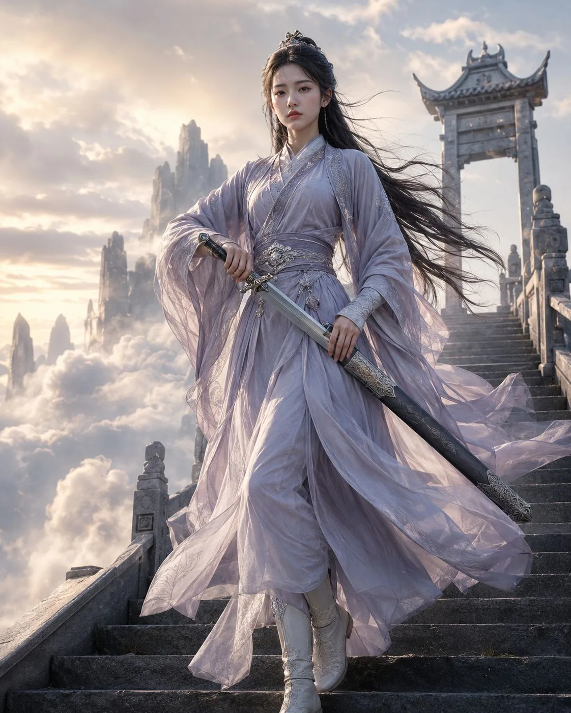 เซียนกระบี่สาวชุดขาวหน้าประตูเขาเมฆา 2