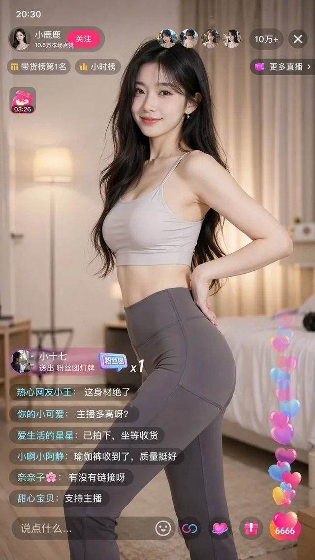 พริตตี้ชุดโยคะ โชว์หุ่นสวย