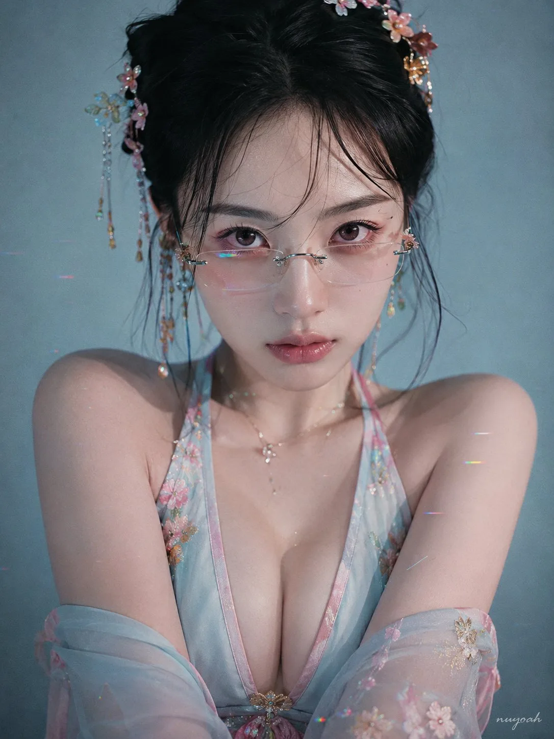 ภาพบุคคลดิจิทัลแนวหนังวัยรุ่น: แต่งหน้าสไตล์ถังคอนทราสต์ต่ำ 1