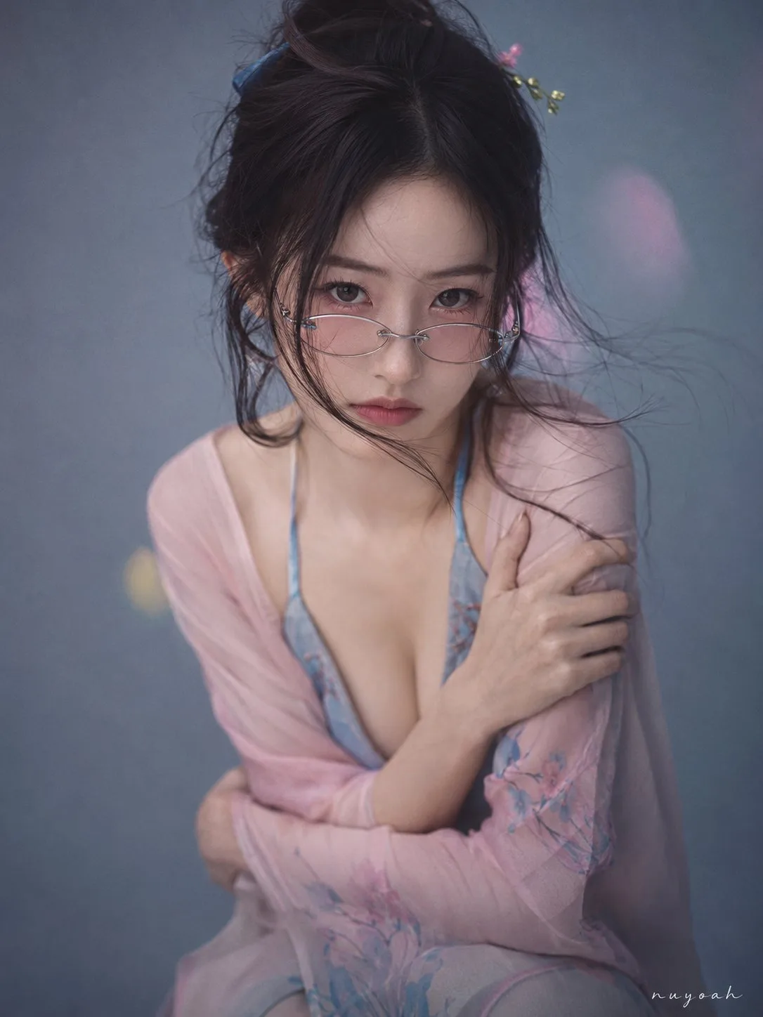 ภาพบุคคลดิจิทัลแนวหนังวัยรุ่น: แต่งหน้าสไตล์ถังคอนทราสต์ต่ำ 2