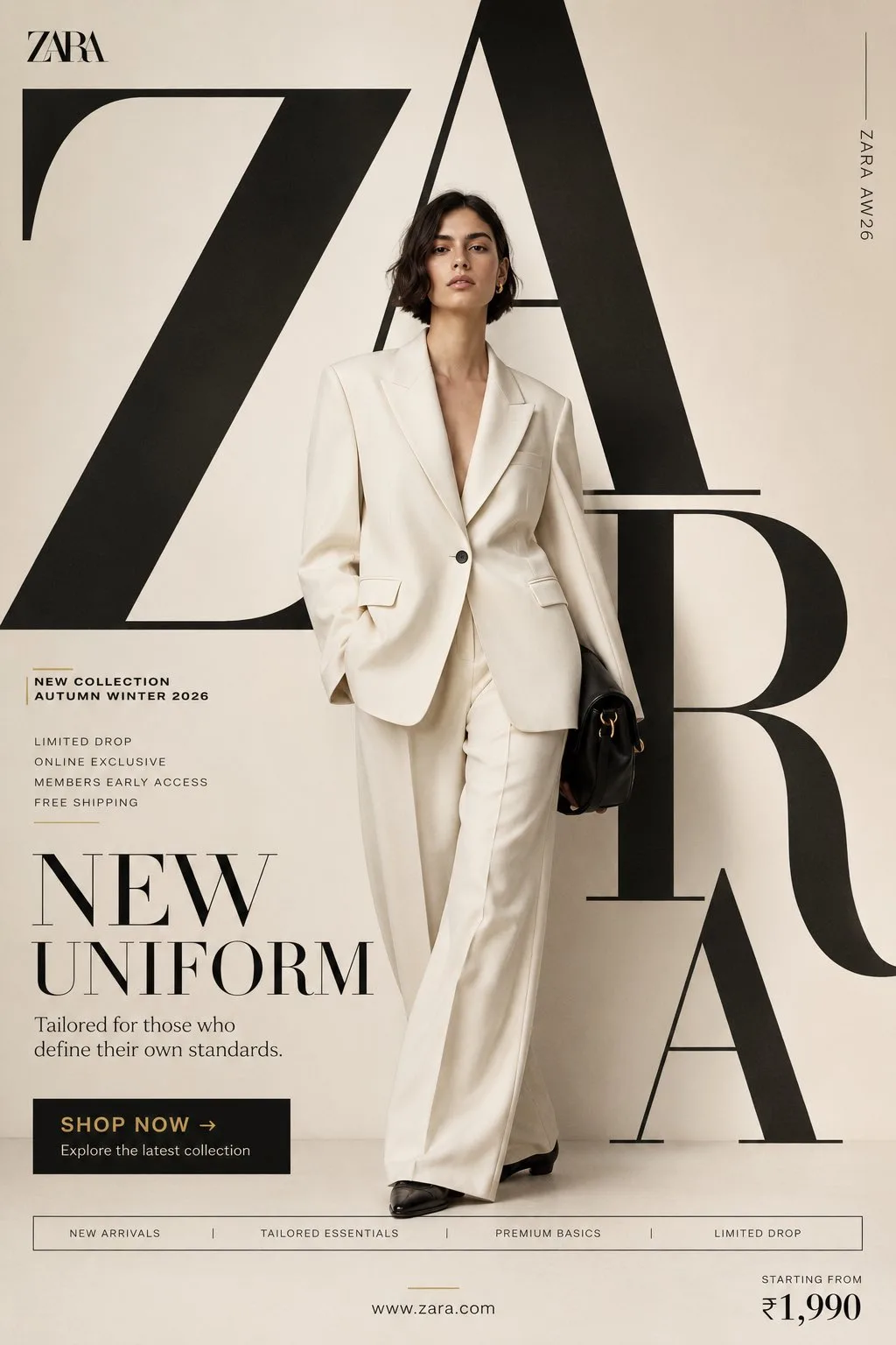 โปสเตอร์โปรโมท ZARA: UNIFORM ใหม่ 1