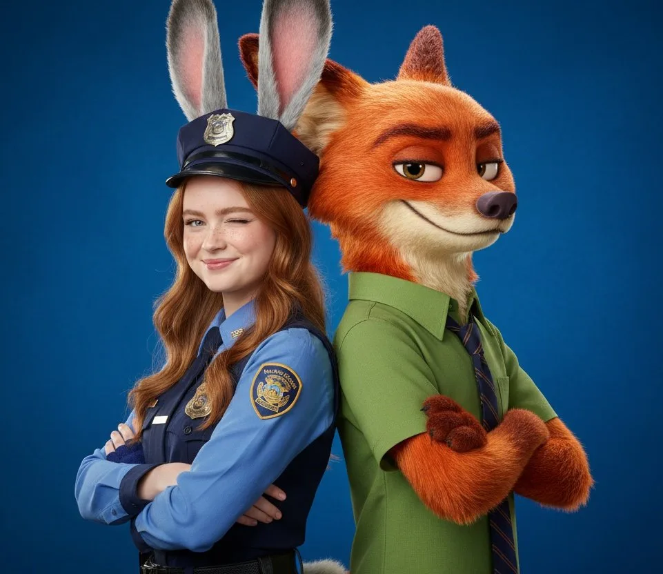 โปสเตอร์ภาพยนตร์เมืองสัตว์: จูดี้และนิค 1