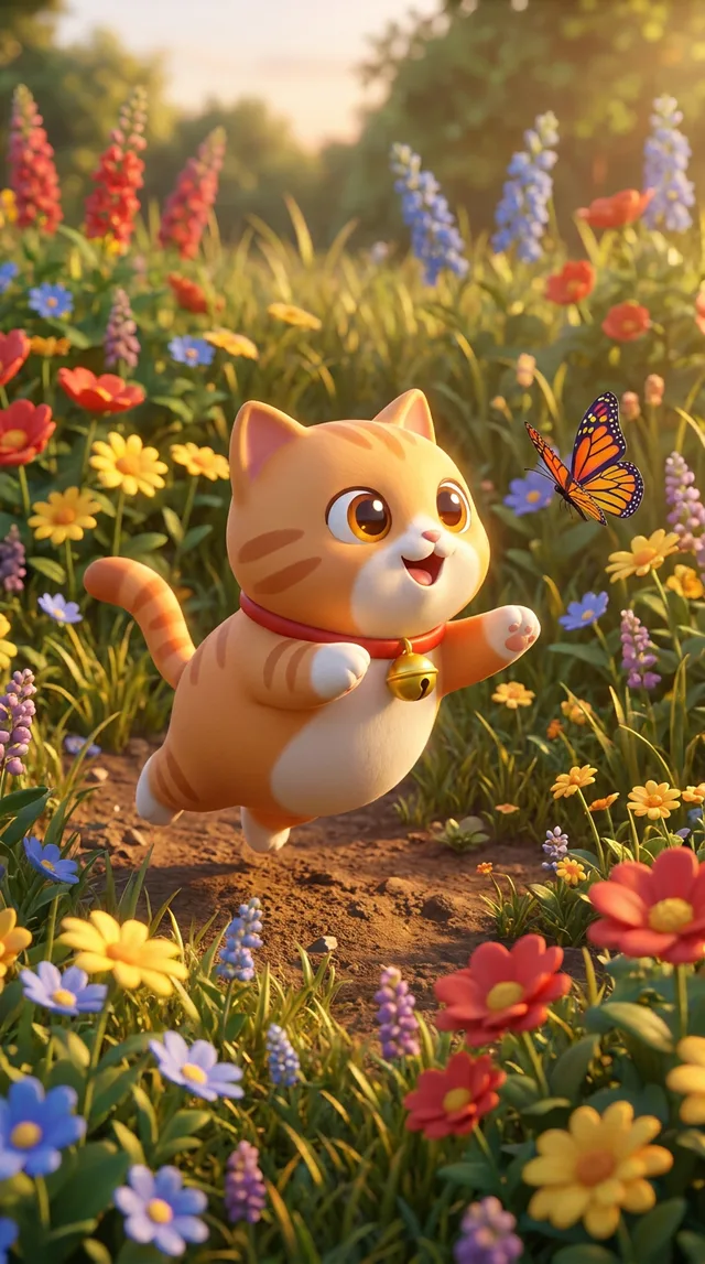 เจ้าส้ม — มาสคอตแมว 3D